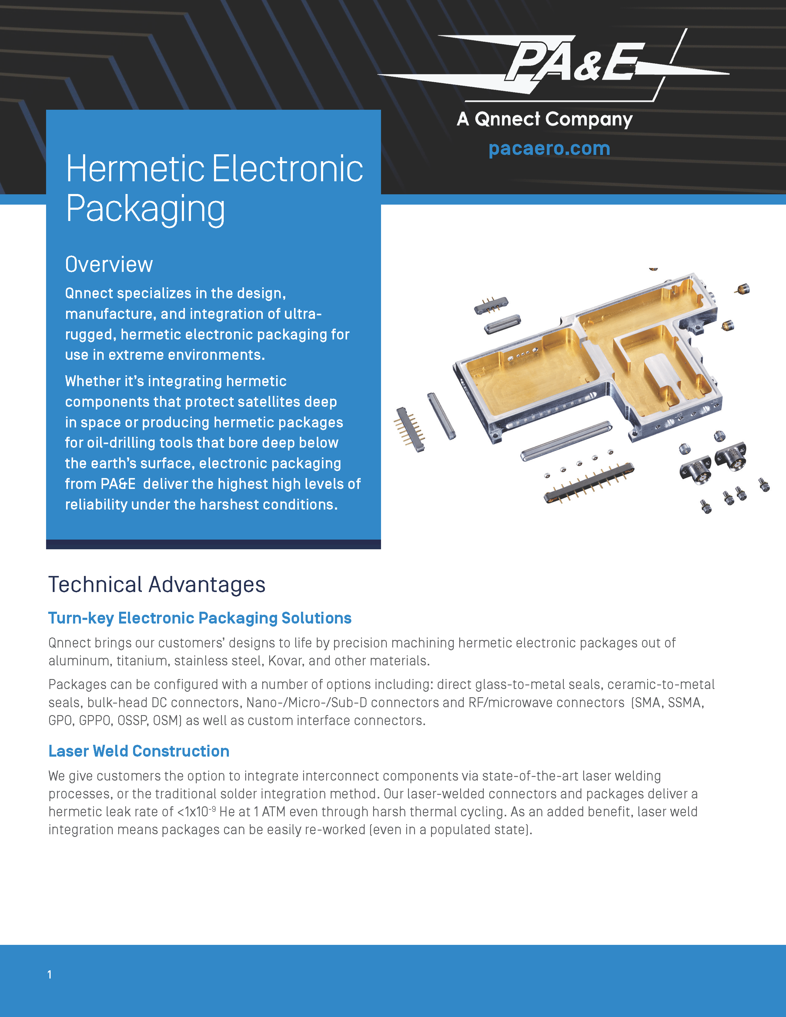Integrated Packaging Data Sheet