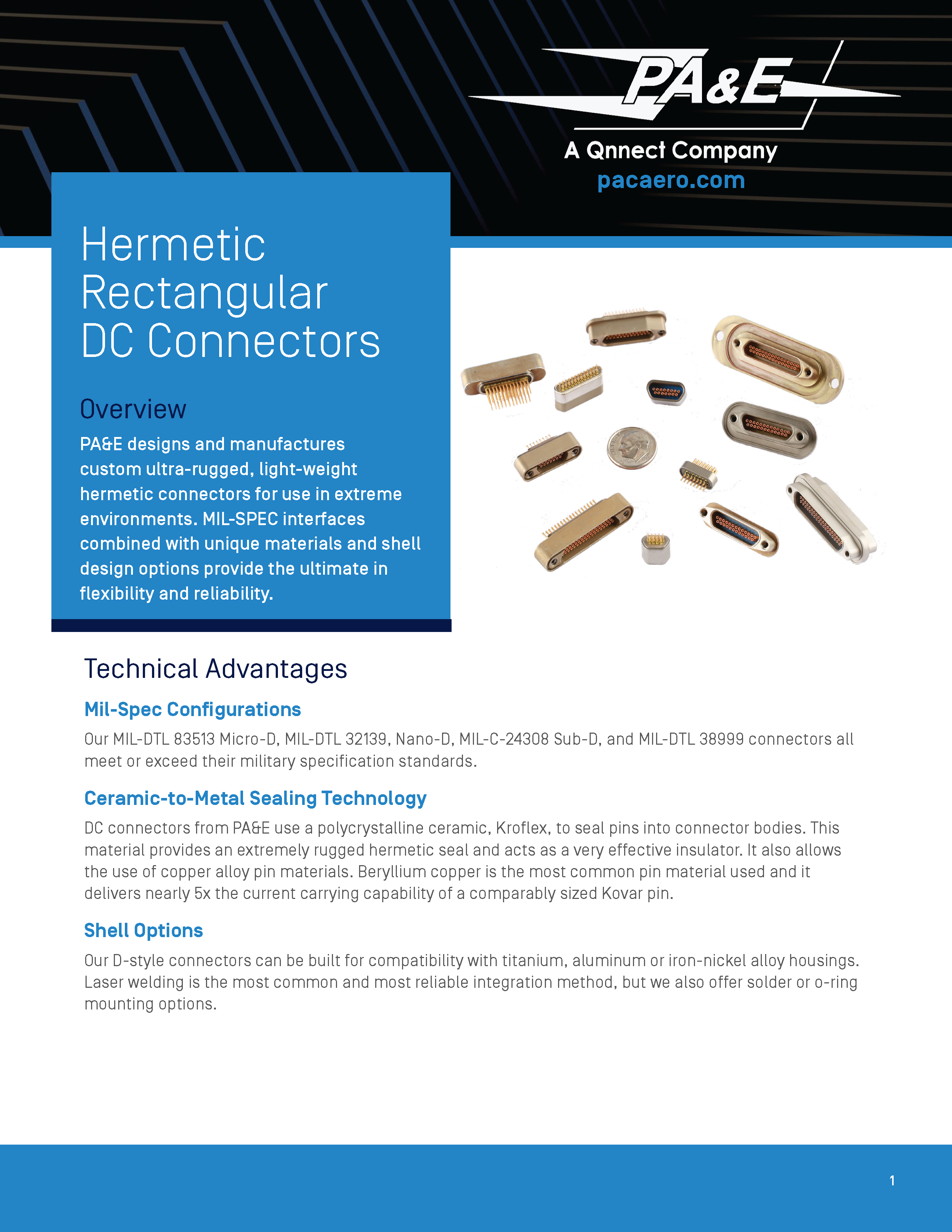Hermetic Rectangular Connectors