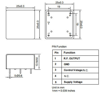 OCXO2525CL-100MHz-B-V