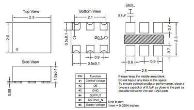 VCXO2520BM-LJ_LVDS