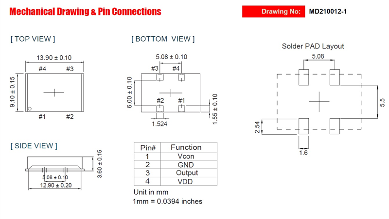 VCXO914BM-100MHz-B