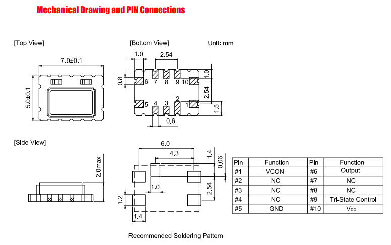 TCXO7500THP-9.6MHz-X