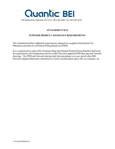 B-23_PWB Requirements
