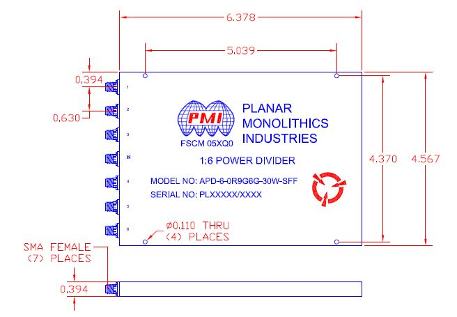 APD-6-0R9G6G-30W-SFF
