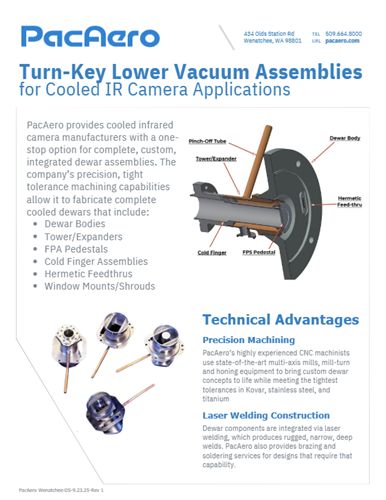Integrated Dewars for Cooled IR Applications