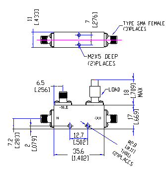PDC-8G8R5G-10-50W-SFF