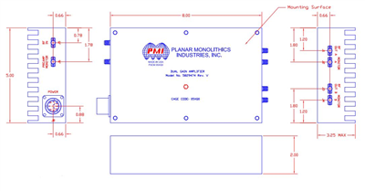 8.9 to 9.4GHz, Dual Channel Amplifier with Integrated Bi-Phase Modulators Image