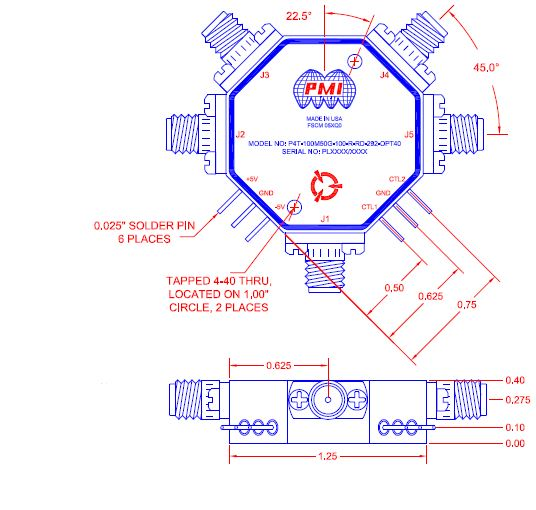 P4T-100M50G-100-R-RD-292-OPT40