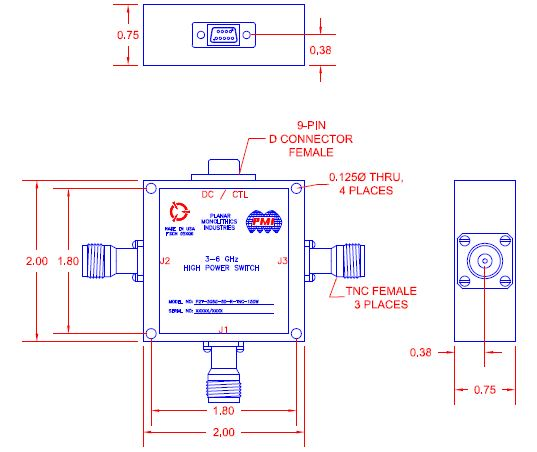 P2T-3G6G-60-R-TNC-150W