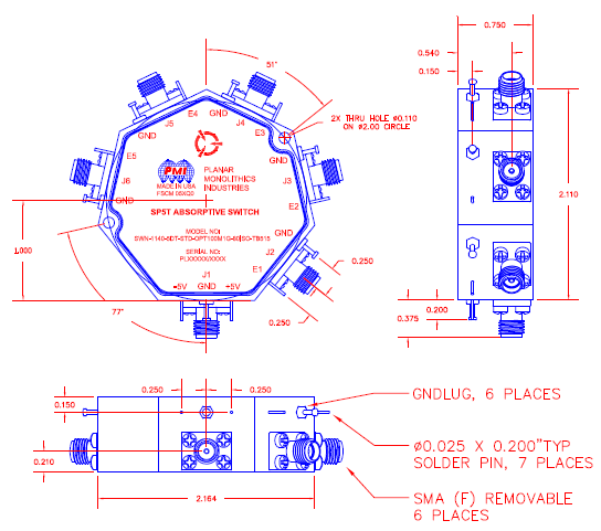SWN-1140-5DT-STD-OPT100M1G-80ISO-TB515