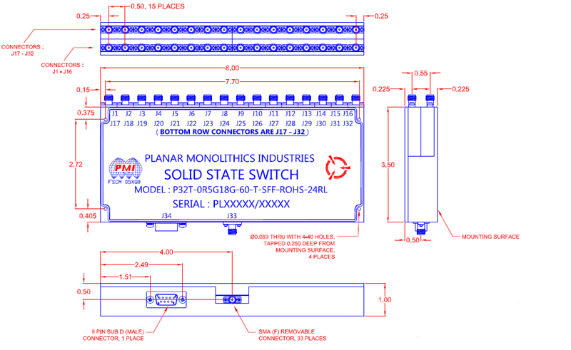 P32T-0R5G18G-60-T-SFF-ROHS-24RL