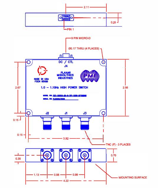 P2T-1G1R1G-25-R-TFF-100W-OPT525NS