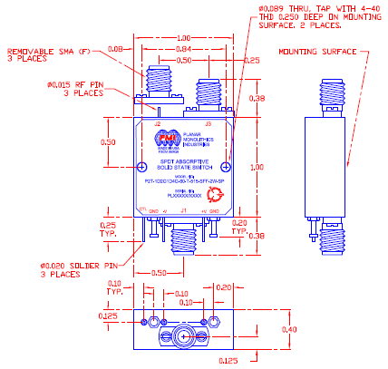 P2T-1D2G1D4G-60-T-515-SFF-2W-SP