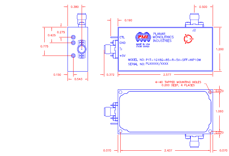P1T-1G18G-85-R-5V-SFF-HIP10W