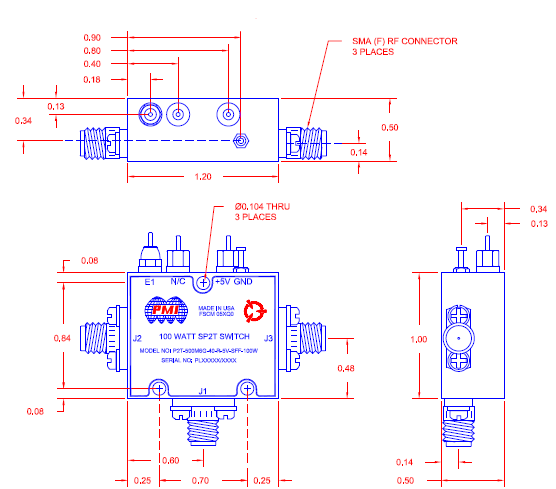 P2T-500M6G-40-R-5V-SFF-100W