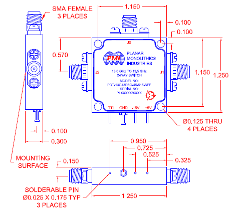PDT-13G13R5G-45-515-SFF