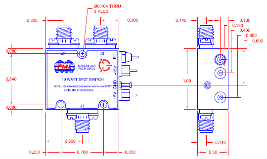 P2T-1D2G1D4G-60-R-515-SFF-10WCW-SP