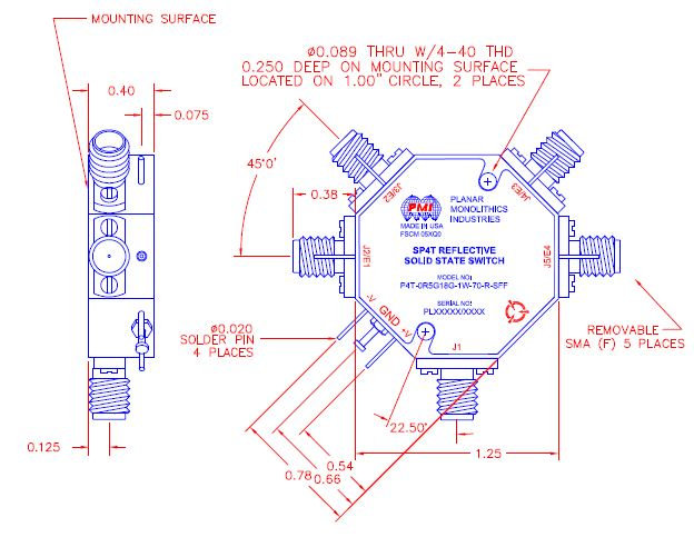 P4T-0R5G18G-1W-70-R-SFF
