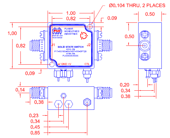 P1T-6G18G-60-T-SFF-1W-OPT28