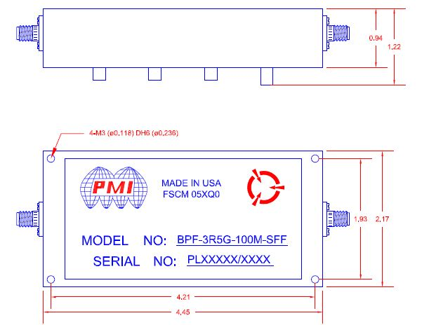 BPF-3R55G-100M-SFF