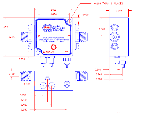 P1T-2G4G-75-T-SFF-OPT1950-4250