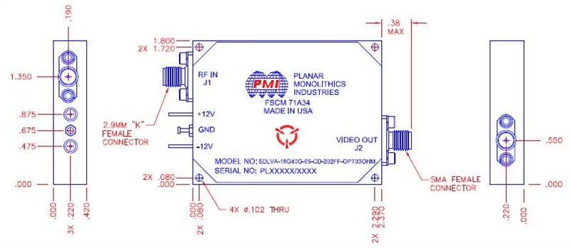 SDLVA-18G40G-65-CD-292FF-OPT93OHM