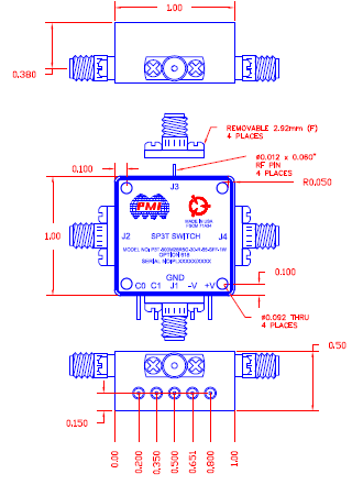 P3T-500M26R5G-30-R-55-SFF-1W-OPT618