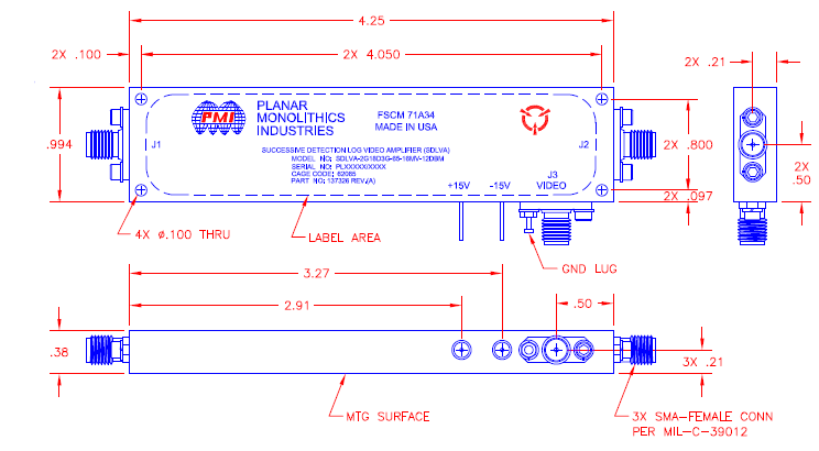 SDLVA-2G18D3G-65-16MV-12DBM