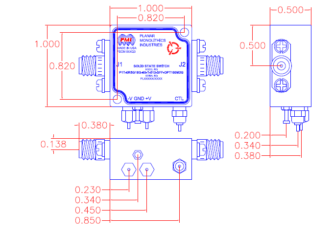 P1T-0R5G18G-60-T-SFF-OPT100M2G