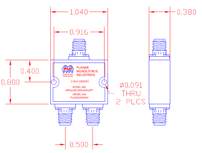 APD-2-3D13D5-40W-SFF