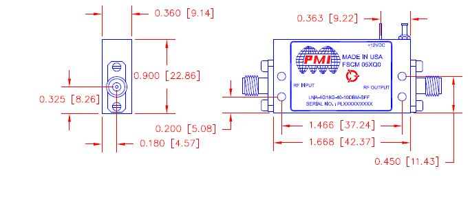 LNA-4G18G-40-10DBM-SFF
