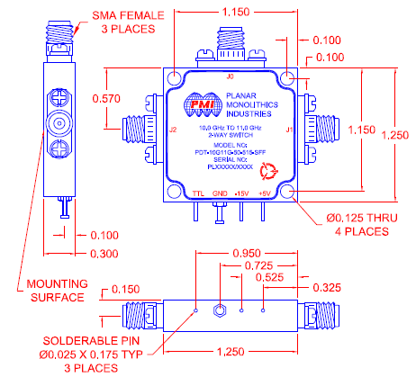 PDT-10G11G-50-515-SFF