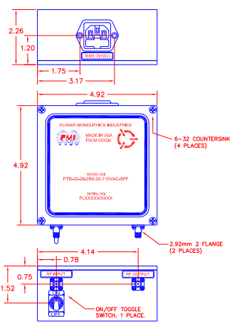 PTB-30-28-5R0-20-115VAC-SFF