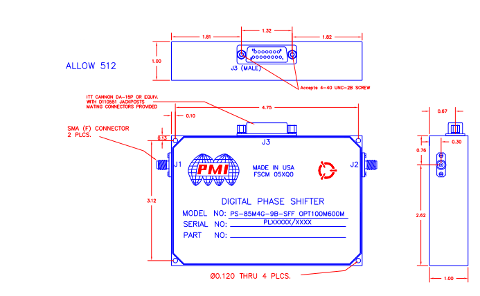 PS-85M4G-9B-SFF-OPT100M600M