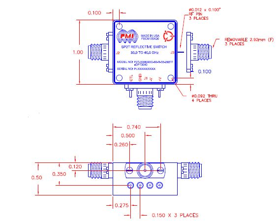 P2T-500M40G-60-R-55-292FF-OPT3040