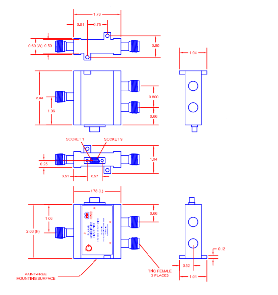 P2T-6G18G-25-T-TFF-100W-TERM