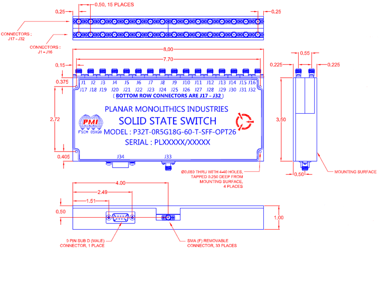 P32T-0R5G18G-60-T-SFF-OPT26