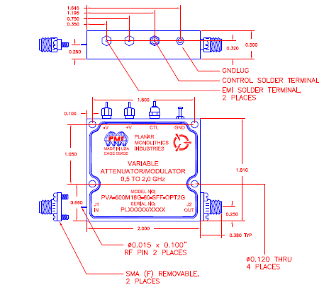 PVA-500M18G-60-SFF-OPT2G