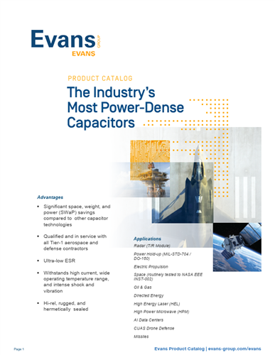 Evans Product Catalog