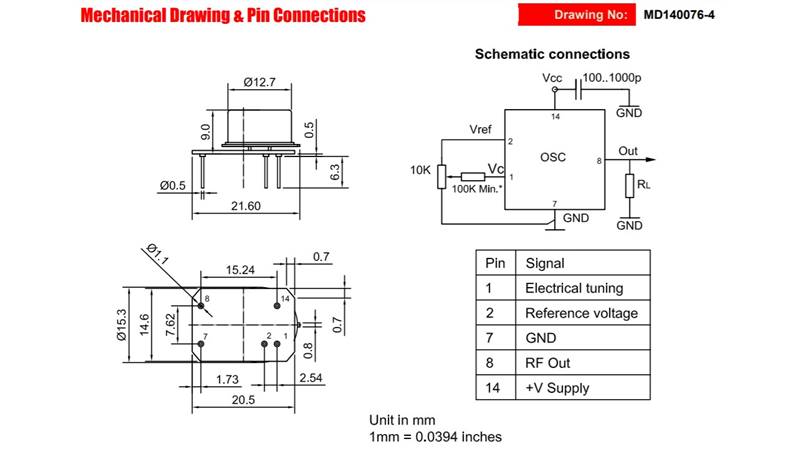 OCXO3307C-73.728MHz-A-V