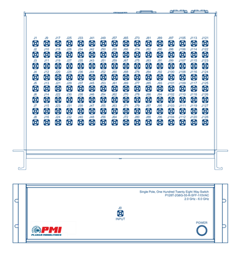 Single Pole - One-Hundred-Twenty-Eight Throw Switches (SP128T)