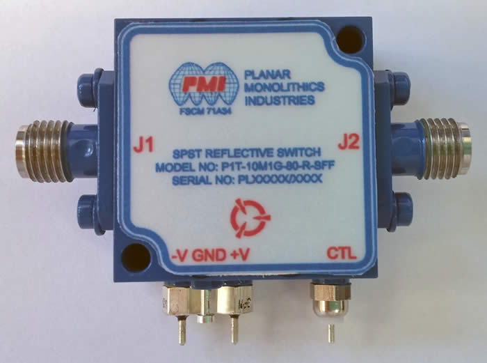 P1T-10M1G-80-R-SFF * - Single Pole - Single Throw (SPST) | Planar Monolithics Industries