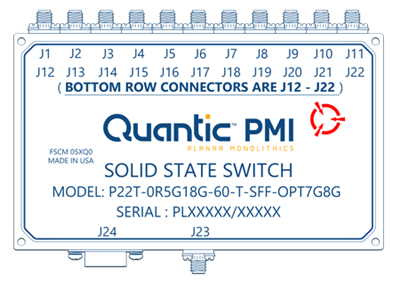 P22T-0R5G18G-60-T-SFF-OPT7G8G - Single Pole - TwentyTwo-Throw (SP22T ...