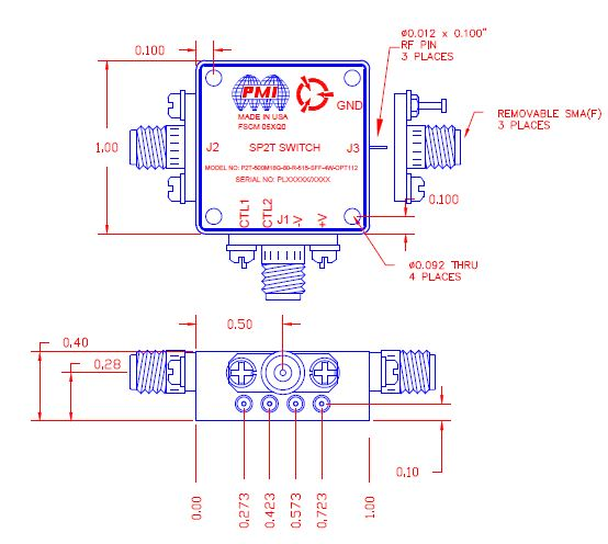 P2T-500M18G-80-R-515-SFF-4W-OPT112