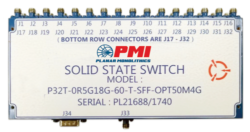 Single Pole - Thirty-Two Throw Switches (SP32T)