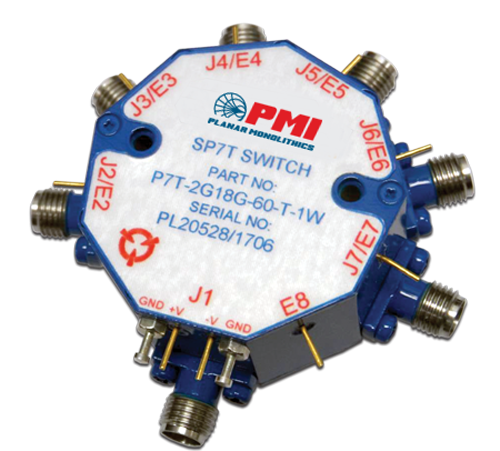 Single Pole - Seven Throw Switches (SP7T)