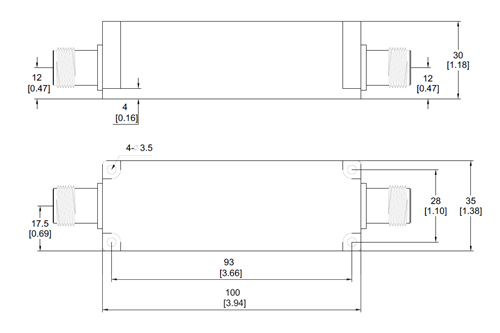 BPF-30M100M-50W-NFF