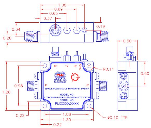 P1T-DC40-65-T-292FF-1NS-OPT26-LVTTL-OPT28