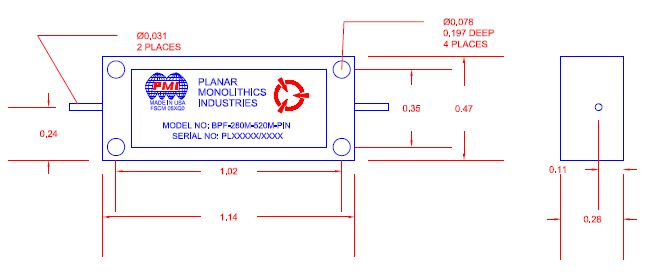 BPF-280M-520M-PIN